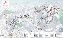 Silvretta Montafon Ski Trail Map
